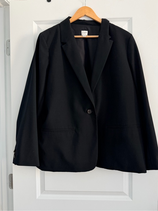 J. Crew Jackets & Blazers - J. Crew Women's Black Single-Button Blazer